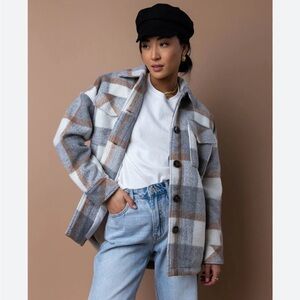 Bohme Milani Plaid Winter Shacket